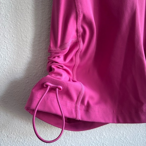 Gymshark Legacy Ruched Tight Pink Adjustable Side Workout Shorts SOLD OUT ONLINE - Picture 9 of 12
